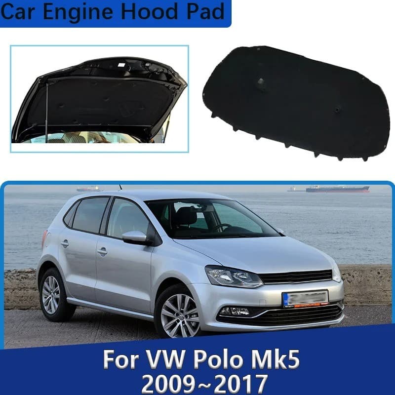 Capa De Motor Espessada À Prova De Som E Almofada De Isolamento Térmico Para Volkswagen Polo MK5 6R 2010-2017