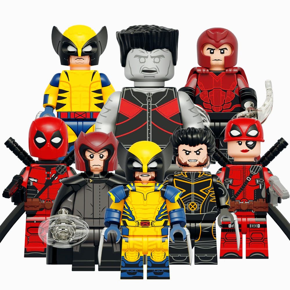 Colisus Magneto Apocalipse Wolverine E Deadpool Blocos De Construção Figuras Brinquedos Para Crianças KT1076