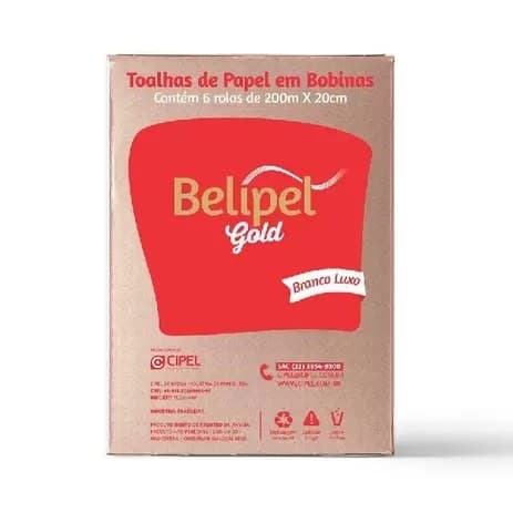 Toalha de Papel Interfolhado Gold Tib I 20,5x20 1000gr - Belipel