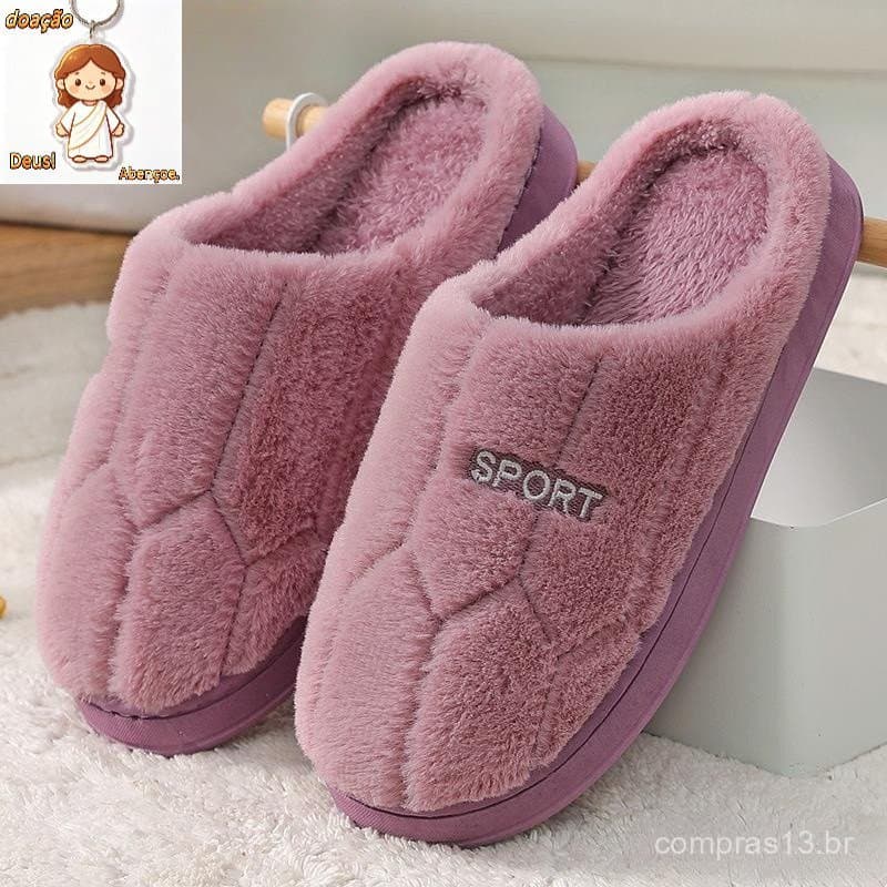 Pantufa Chinelo Tradicional Masculino e Feminino Varias Cores Sola de Super Resistente