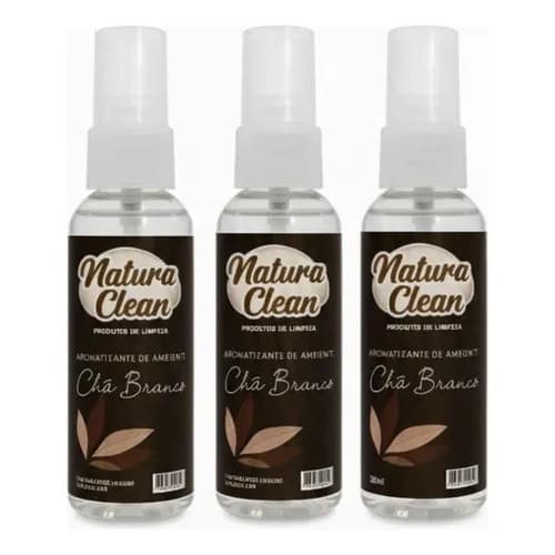Kit C/ 3 Aromatizante Automotivo/ambiente Chá Branco 60ml
