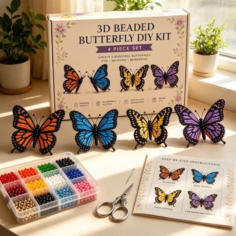 blg Butterfly Bead Set Para Festas Festival
