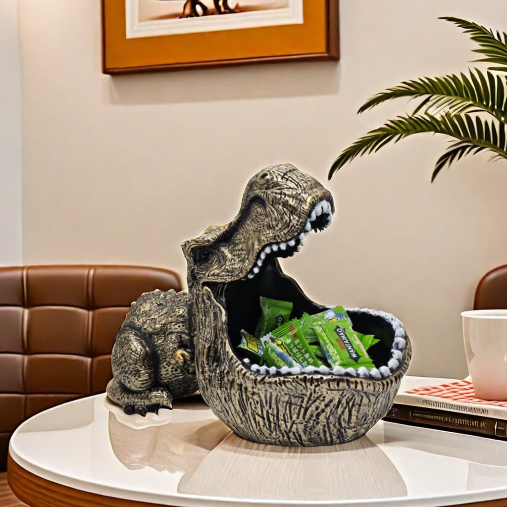 Novas decorações de armazenamento com tema de dinossauro são presentes de Natal ideais, decorações de armazenamento de g
