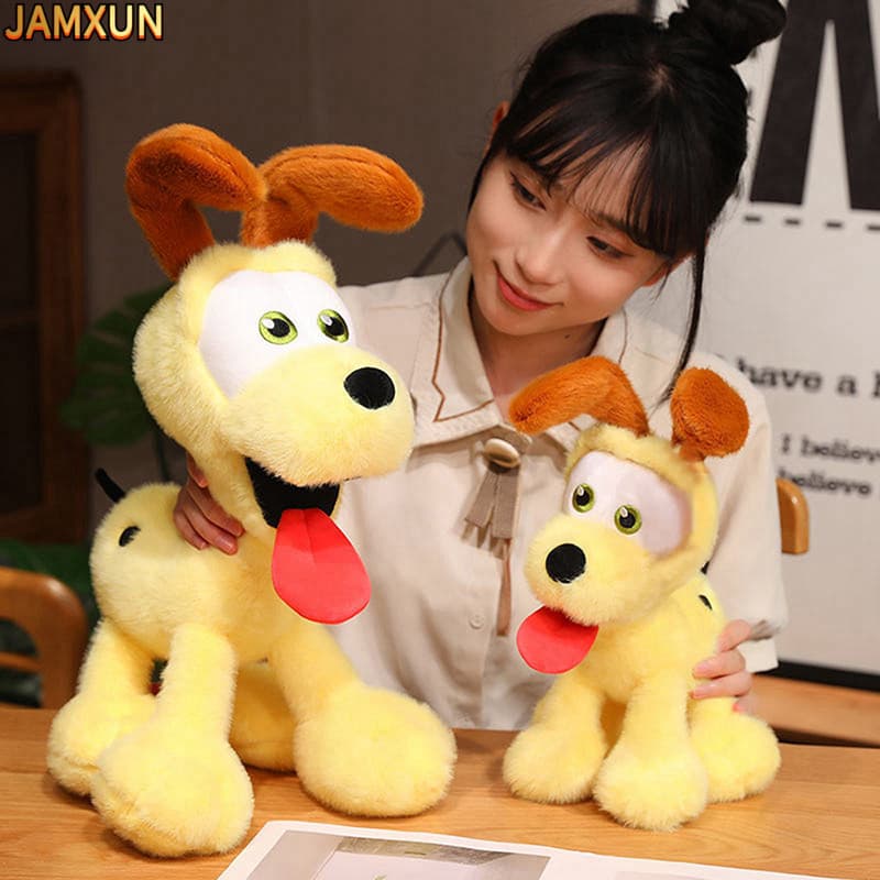 JAMXUN 55cm, brinquedo de pelúcia Garfield original e novo da Audi, brinquedo macio para decoração de quarto infantil WE