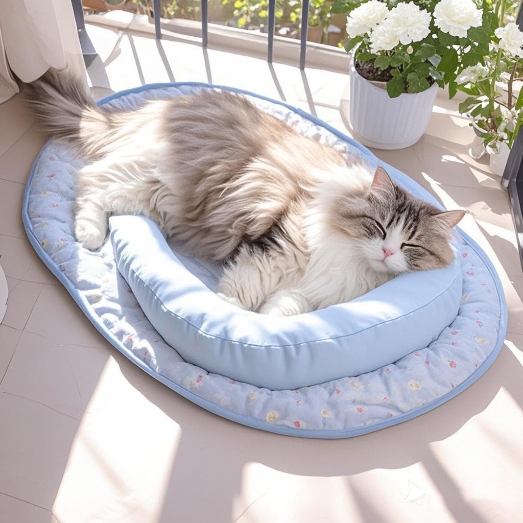 Maca de gato quatro estações Universal gato ergonômico deitado almofada Pet gato abraço almofada com travesseiro almofad