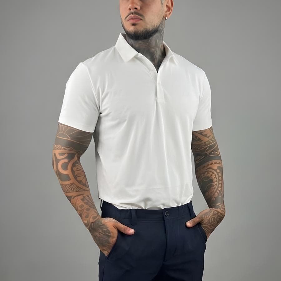 Camisa Polo Premium Masculina Importada Estilo Casual Luxo Confortável
