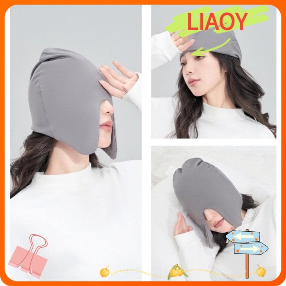 Boné De Dormir LIAOYING , Pulôver De Algodão Confortável Para , Chapéu Noturno Com Bloqueio De Luz Quente À Prova De Ven