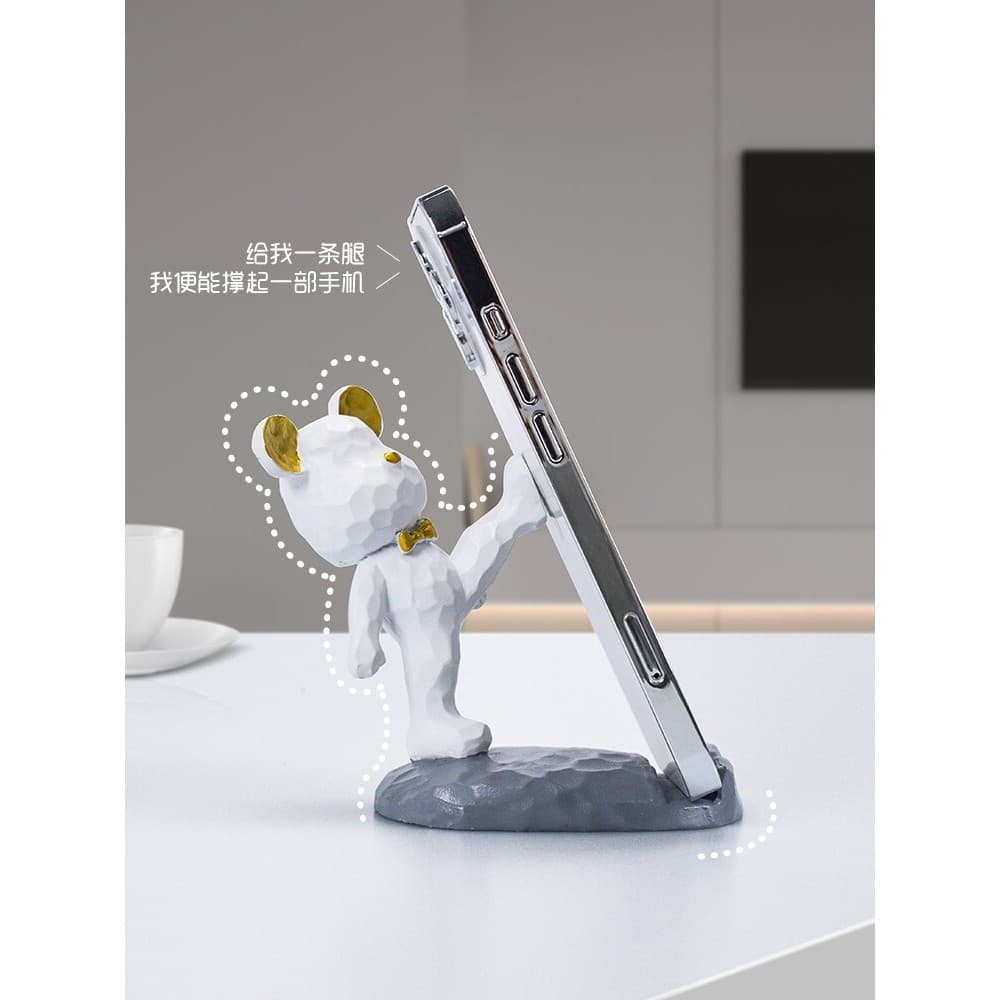 Bonito urso violento suporte do telefone móvel Desktop ipad Tablet suporte quadro suporte do telefone móvel dos desenhos