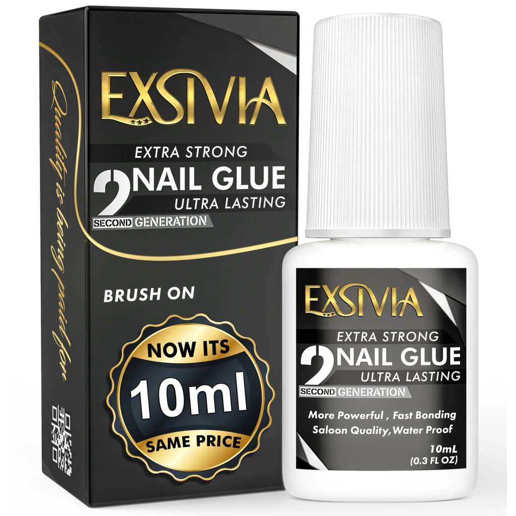 Cola para Unhas de Segunda Geração com Fixação Forte - Qualidade de Salão, Força Extra para Unhas Acrílicas, Postiças e