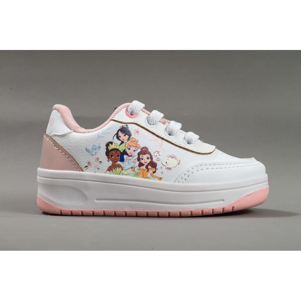 Tenis Infantil Meninas Princesas Conforto Disney Original
