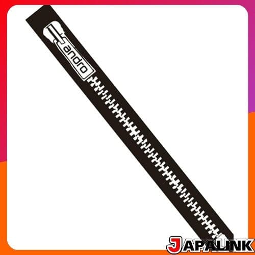 Fita lateral para raquete de tênis de mesa Andro, com zíper, tipo escovado, 14222110 12444112 【Direct from Japan】