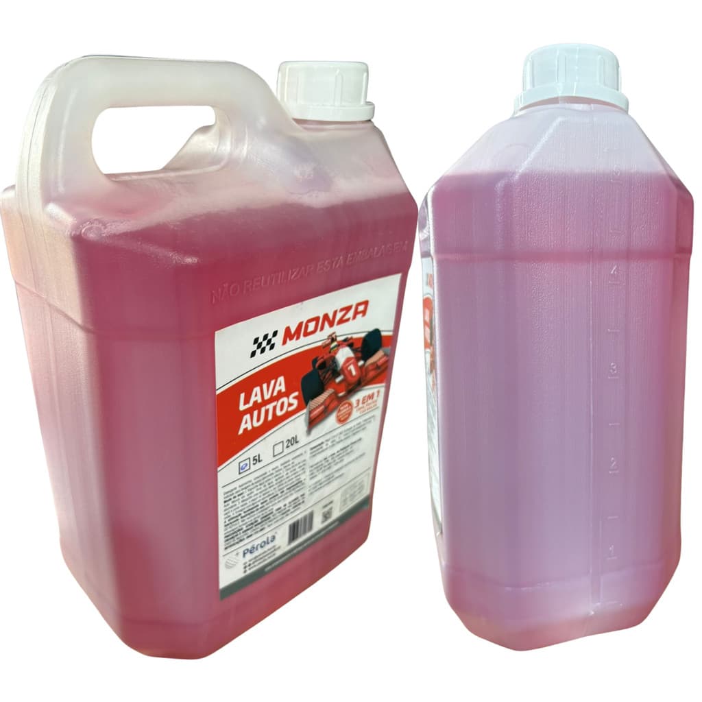 Lava Autos Shampoo Automotivo Galão 5L de alta performance e de pH neutro - Pérola