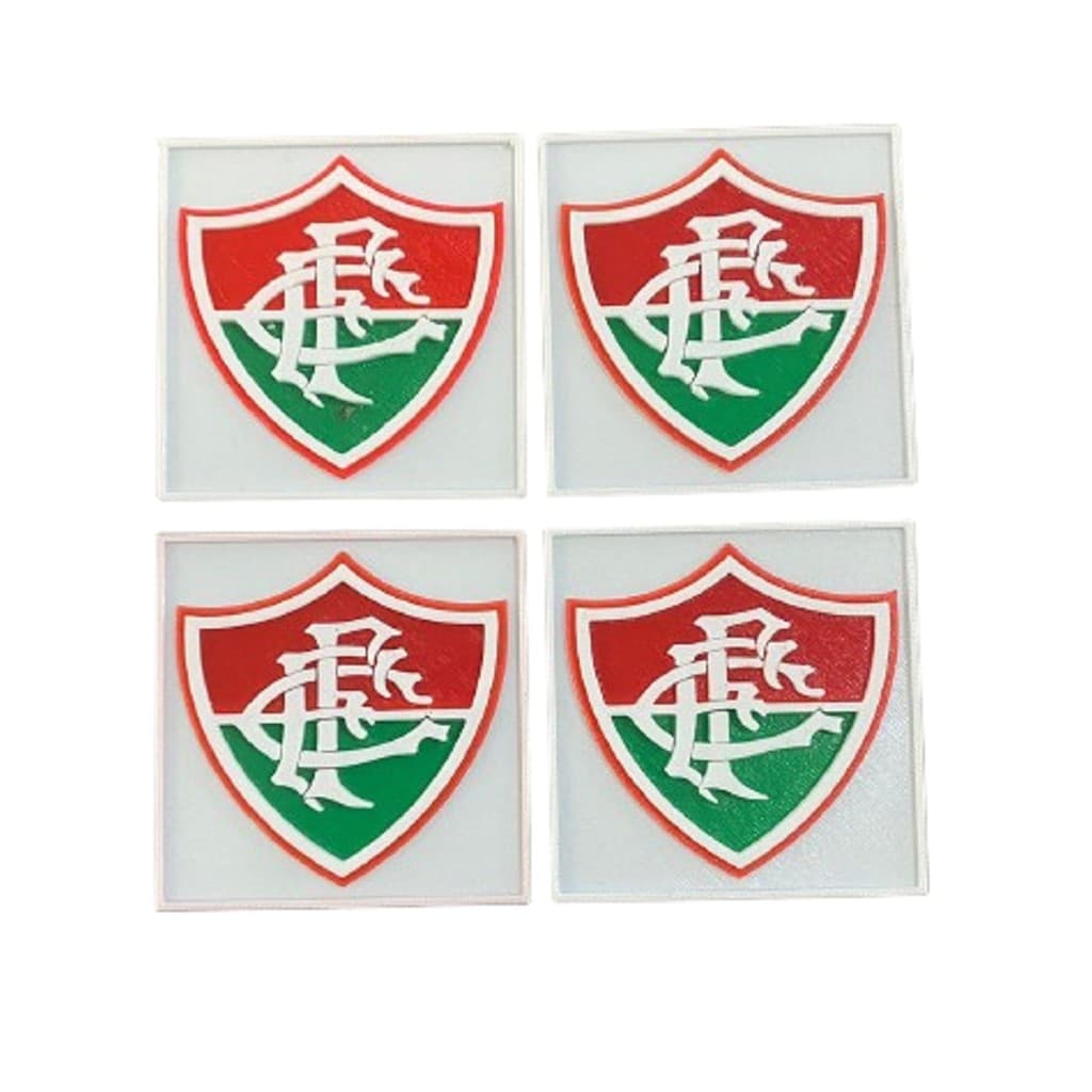 Kit 4 Porta Copos Personalizados Fluminense