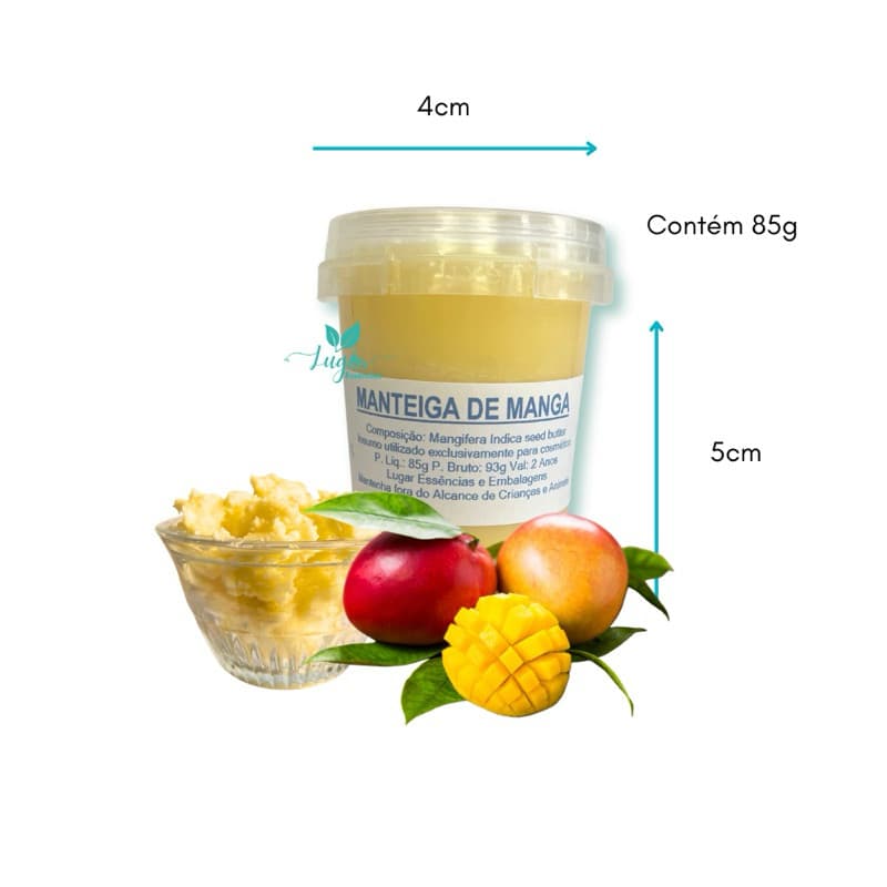 Manteiga de Manga 85g - Uso Cosmético
