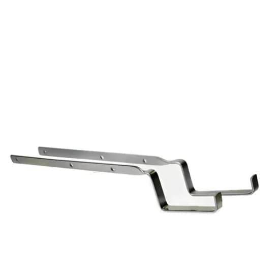 Suporte Para Calha Chuva Zincado 300mm Fundo 10cm