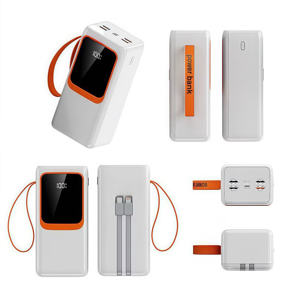 Carregador portátil Power Bank 30000mah/50000mh PD 66W Carregamento loja canaa