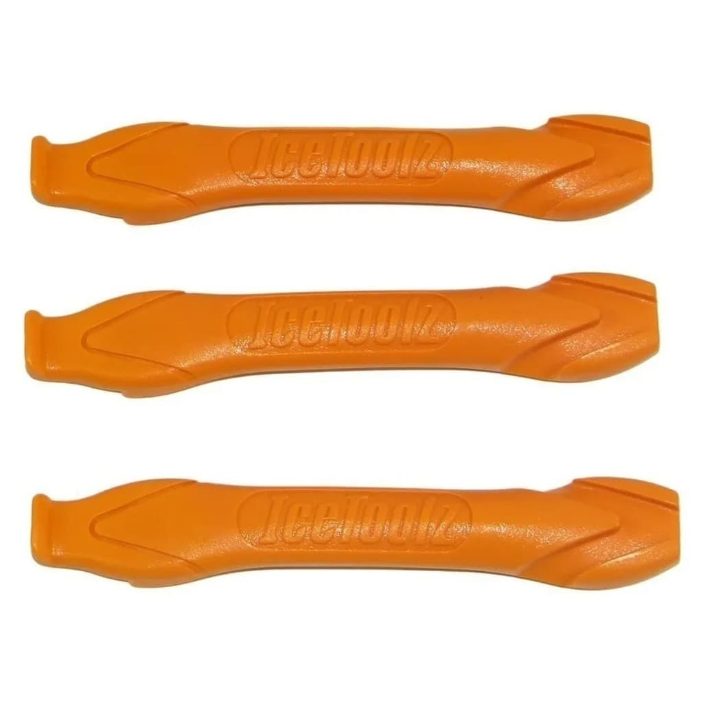 Kit Espatula Laranja Retirar Pneu Bicicleta Ice Toolz Kit Com 3 Peças
