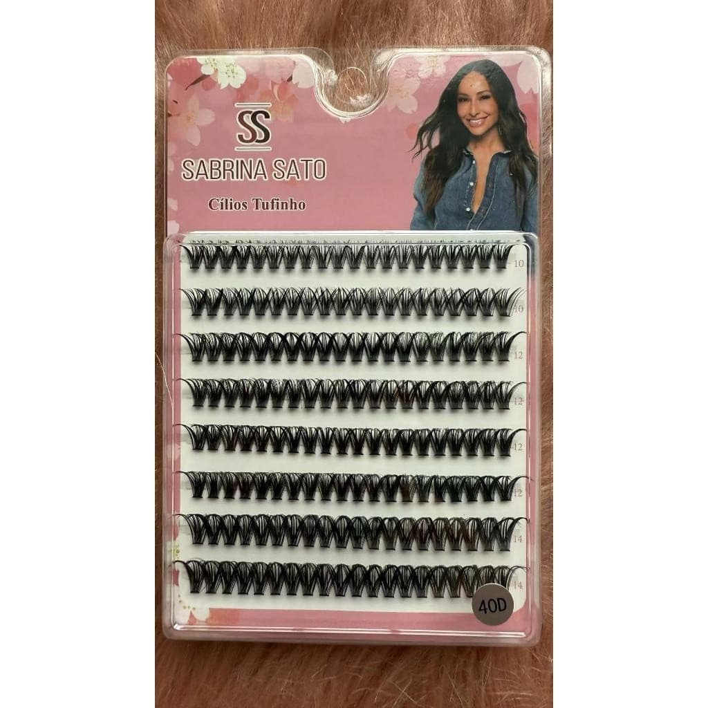 Sabrina sato Cílios Tufinho Luxo Alongamento e Extensão De Cílios Luxury Lashes 30D e 40D