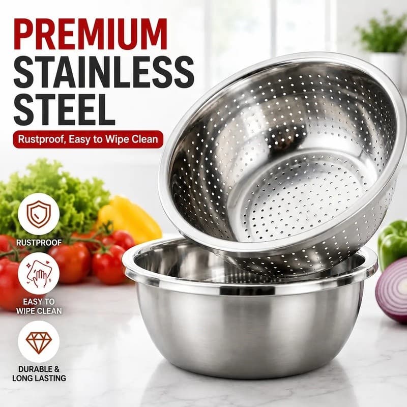 Cesta De Coador De Aço Inoxidável , Filtros E Escorredores , Utensílios De Cozinha Para Escorredor De Alimentos , Utensí