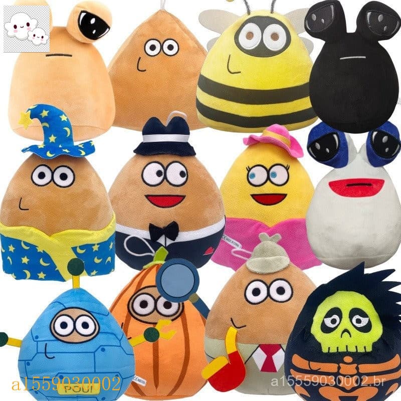 Pou De Pelúcia, 22 cm Boneco De Pelúcia/My Pet Alien Pou boneca das crianças/macio pelúcia boneca