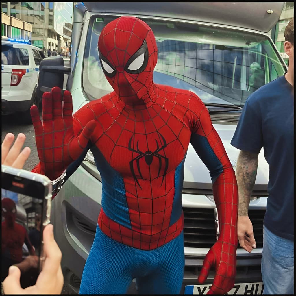 Lançamento do Novo Traje do Homem-Aranha: Novo Cosplay do Filme para Adultos e Crianças com Lentes JEMN QDYI