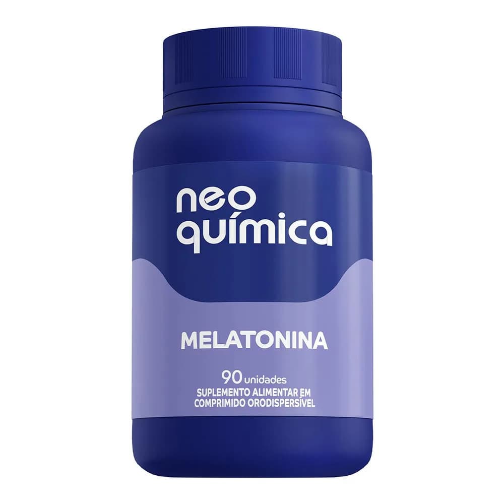 Melatonina Neo Quimica Sabor Maracujá Zero Açúcares Contém 90 unidades