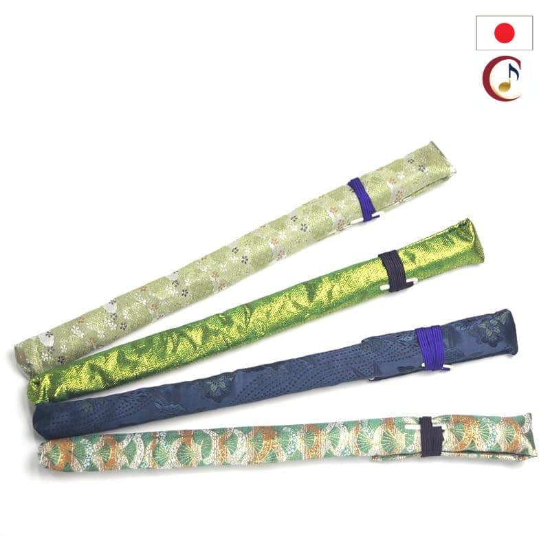 Shinobue flute bag (assorted pattern, color specified) — green tones/From Japan /100% Authentic Guaranteed