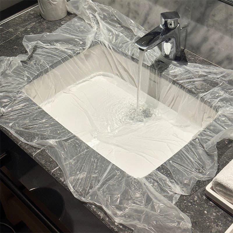 [Ferramenta útil para lavanderia de Hotel] Lavatório descartável para viagens de negócios Saco de roupa portátil Filme i