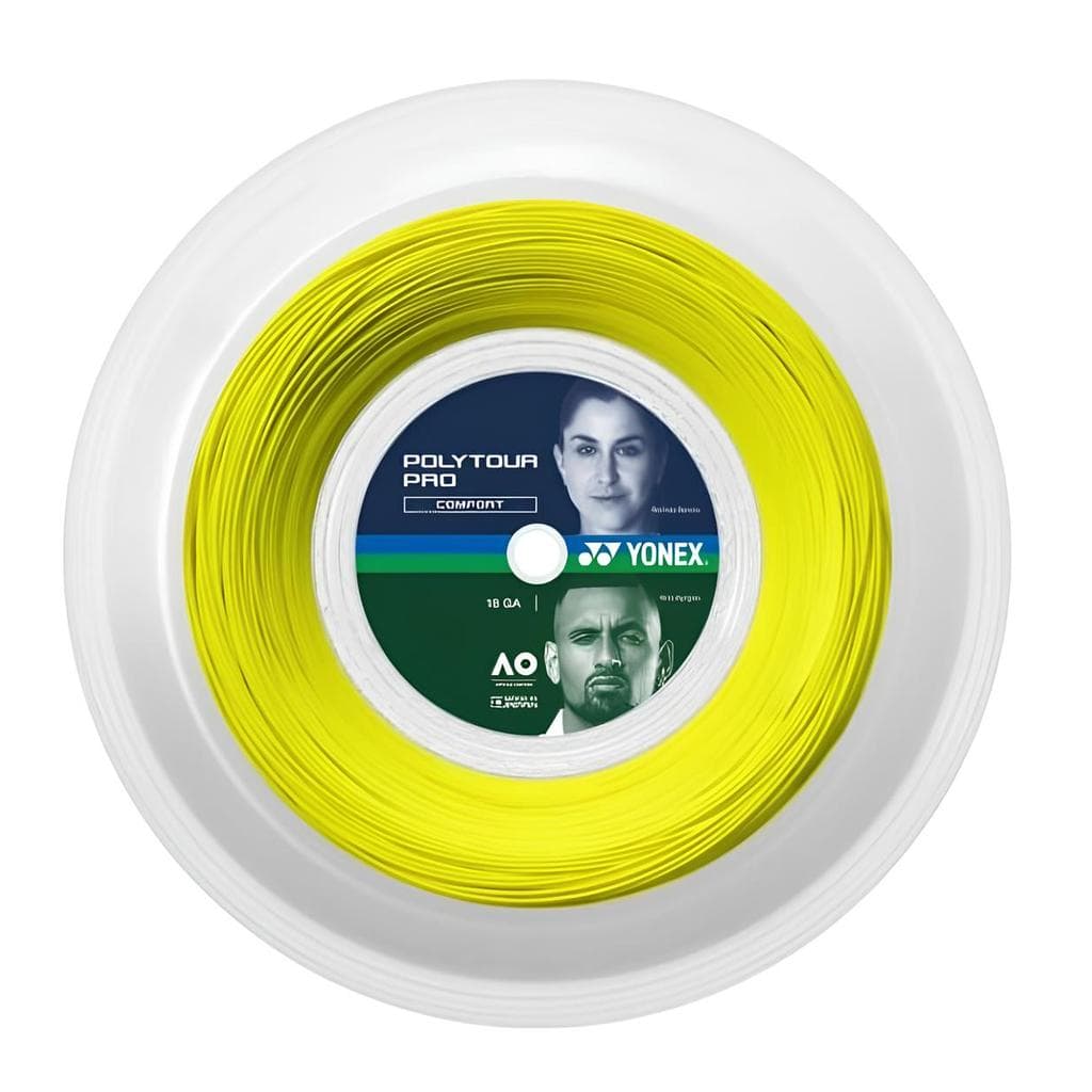 Corda Yonex Poly Tour Pro 1.25mm Amarela - Rolo Com 200m