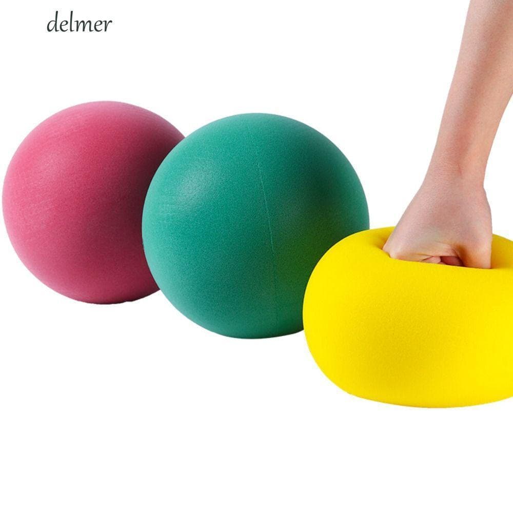 DELMER Bola De Esponja Sólida Que Não Danifica O Chão Divertido Elástica Macia Brinquedos Para Crianças Silenciosa
