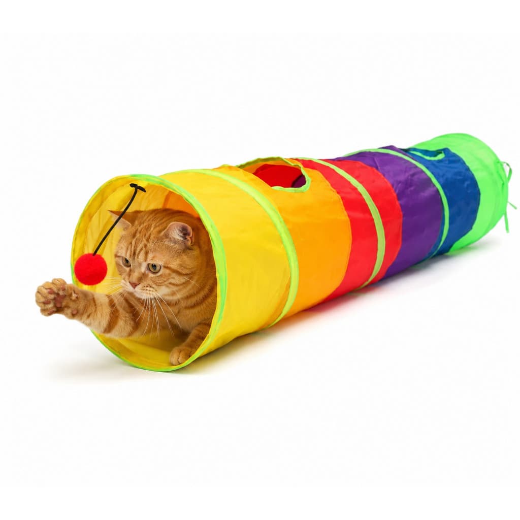 Brinquedo Interativo Túnel Para Gatos Labirinto Para Gatos