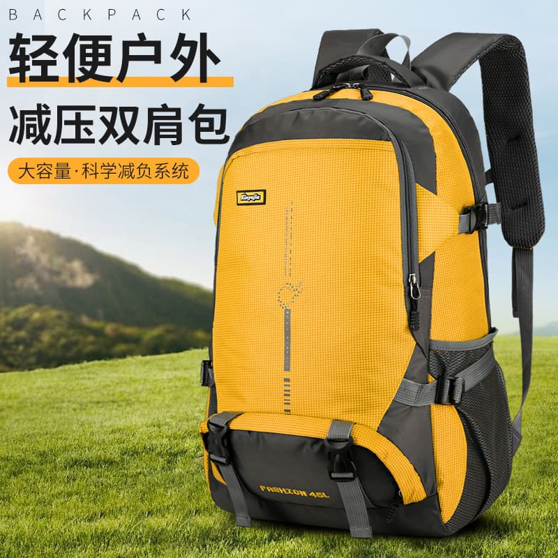 Grande capacidade à prova dwaterproof água mochila de viagem multifuncional estudante mochila forte durável acampamento