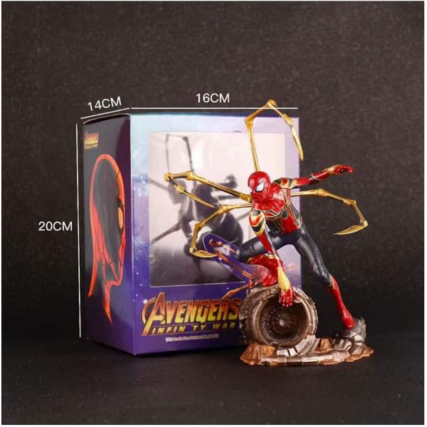Kotobukiya ARTFX+ Vingadores 3: Guerra do Infinito - Estátua do Homem-Aranha de Ferro