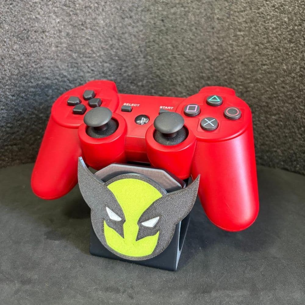 Suporte Base Expositor de Controle Gamer Jogo logan PS5 PS4 Xbox Geek Setup Decorativo