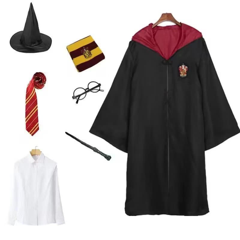 Conjunto de 7 Manto de Bruxaria para Role Play Escolar