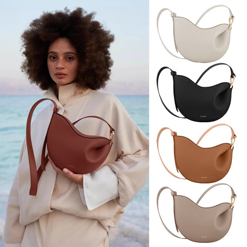 Bolsa de feijão feminina estilo francês nas axilas, novo Design especialmente feito para um ombro