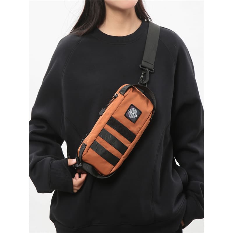 Saco de peito masculino esportes Street Wear saco do mensageiro Design reflexivo bolsa de ombro multifuncional tático ci
