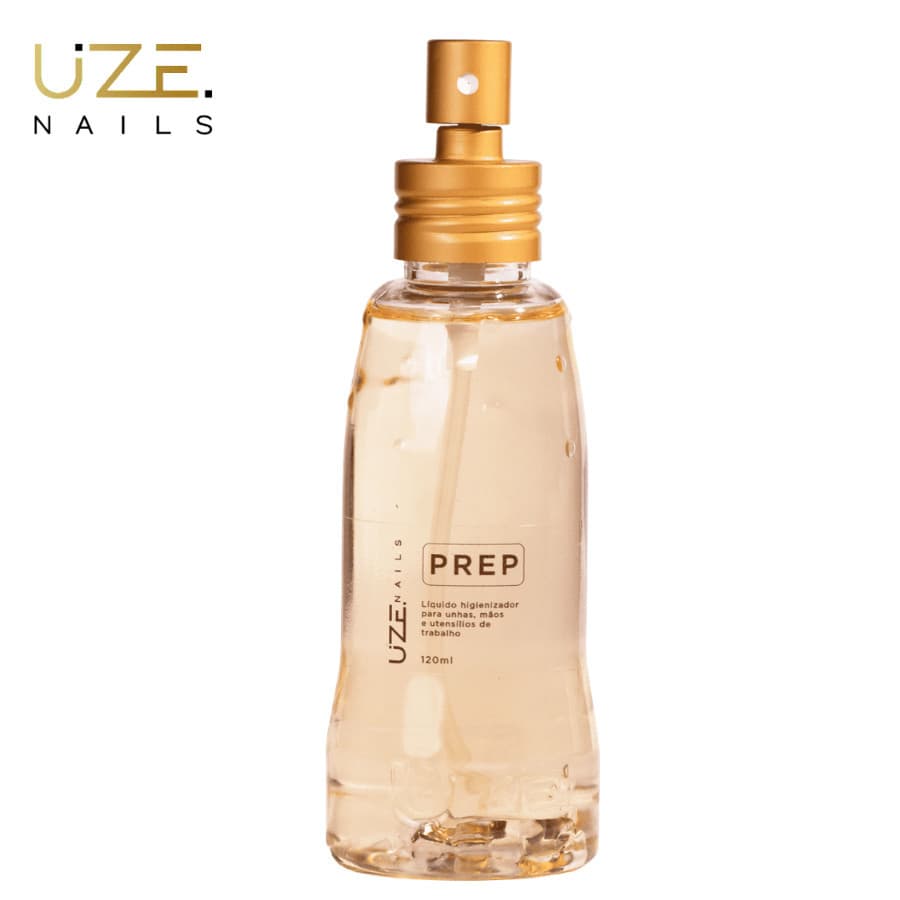 Higienizador Uze Nails 120ml Para Alongamento Extensão De Unha Esmaltação Gel Acrílico Polygel