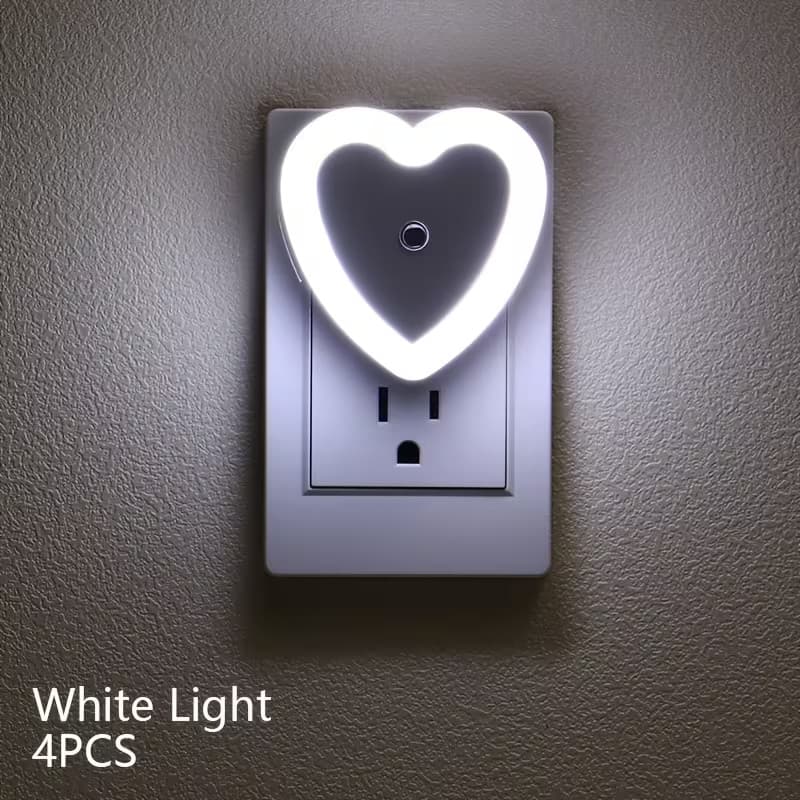 [Novo Estilo] Lâmpada De Cabeceira Para Quarto led De Poupança De Energia Proteção Os Olhos Luz Noturna sensor De Contro