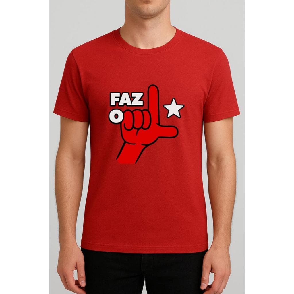 Camisa Camiseta Feminina Masculina Unissex Eleição Ano Politico Faz o L Apoio ou Oposição