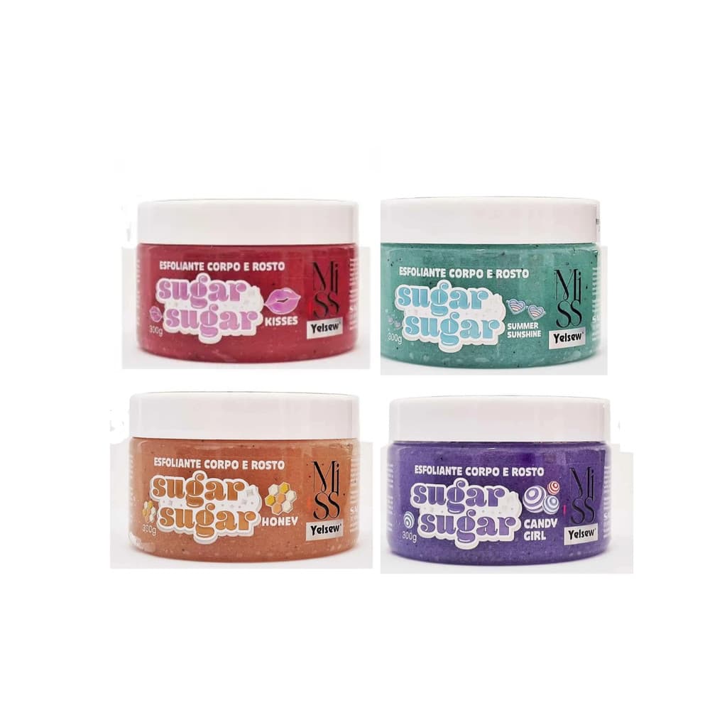 Esfoliante Corpo e Rosto Sugar Miss Yelsew 300g