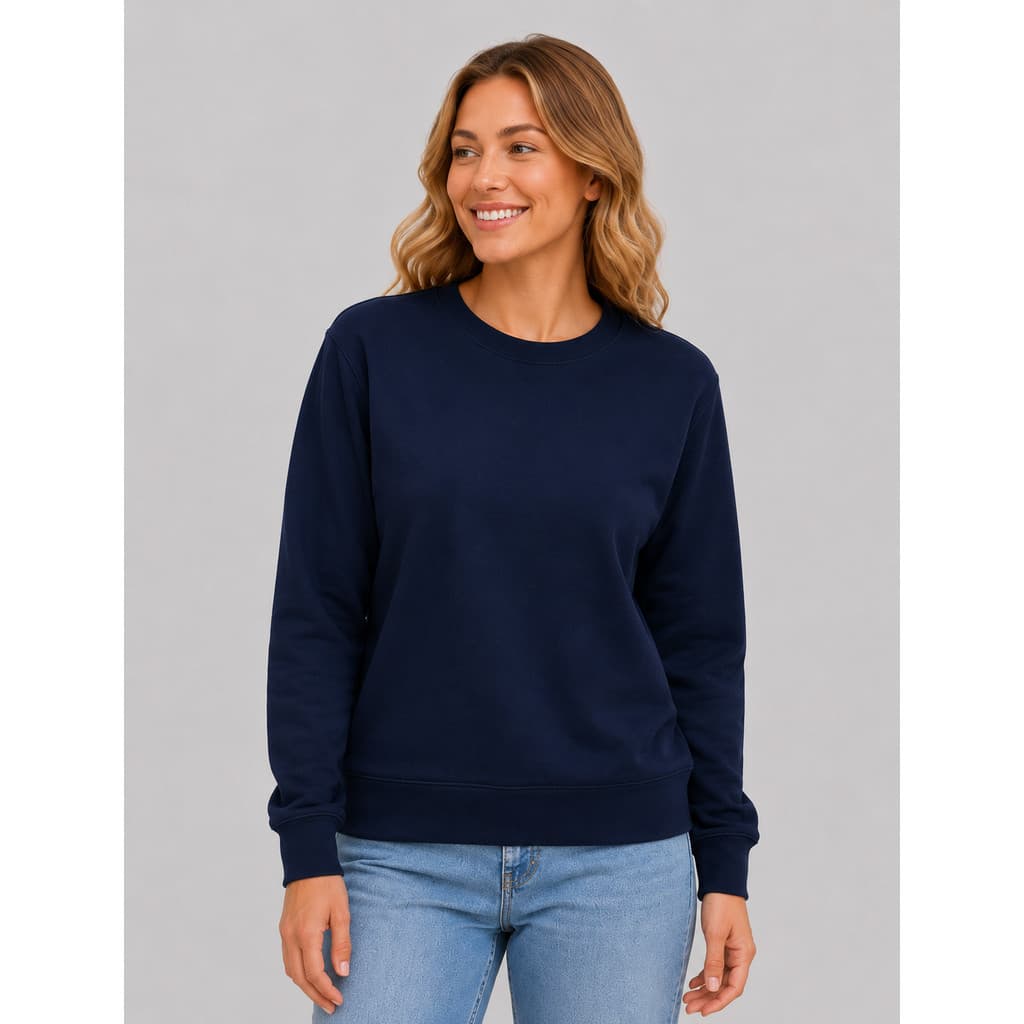 Blusa de Moletom Feminina Peluciada 3 Cabo LISA Sem Estampa Outono/Inverno Blusa Feminina de Qualidade e Confrotável