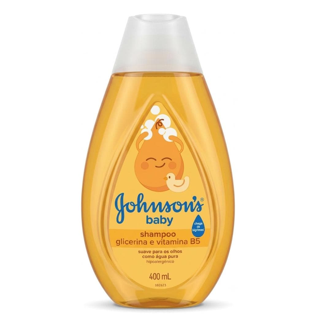 Shampoo Johnson's Baby Glicerina e Vitamina B5 – 400ml