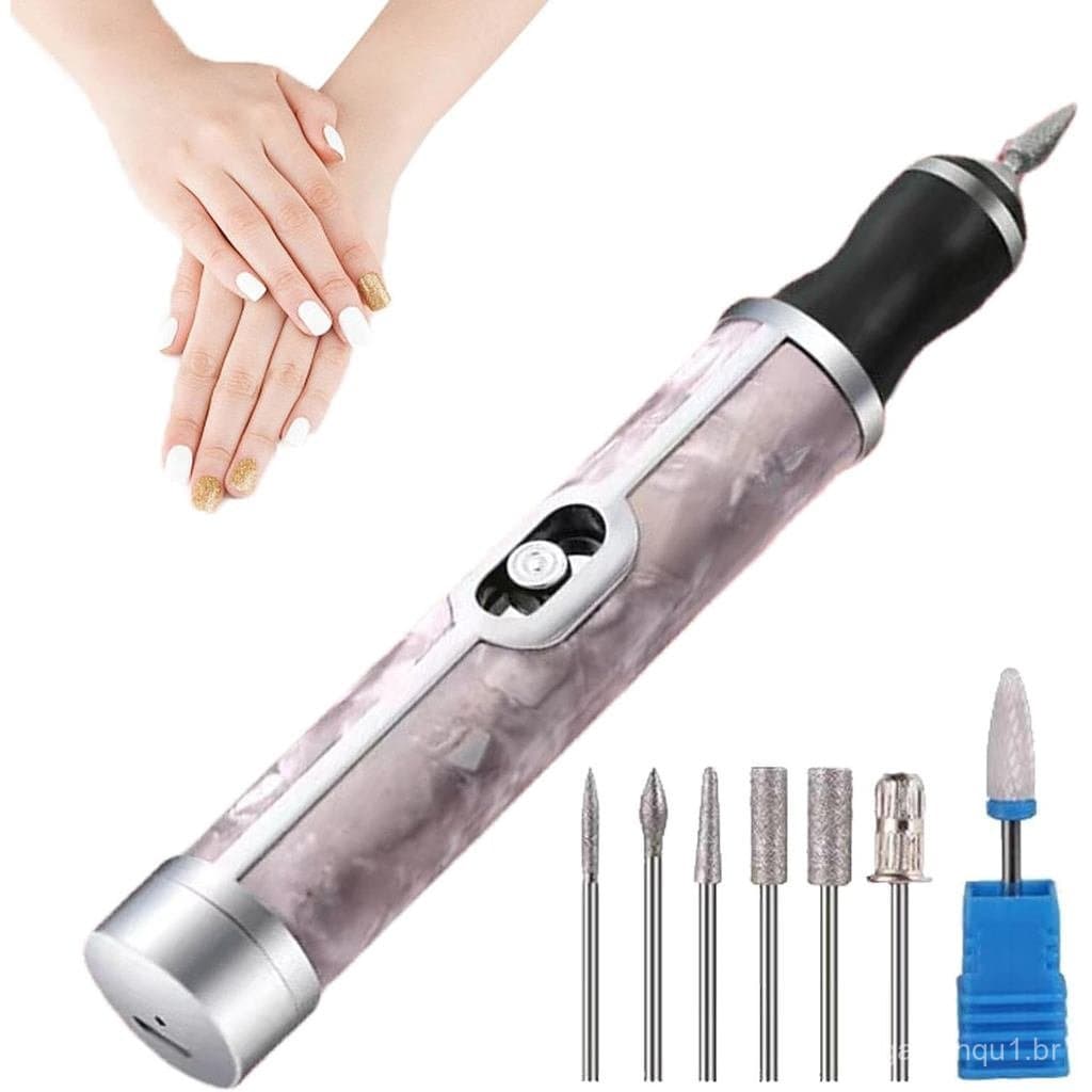 Lixa de Unhas Elétrica, Kit de Lixadeira de Unhas Sem Fio, Kit para Unhas Grossas dos Pés, Lixadeira de Unhas dos Pés pa