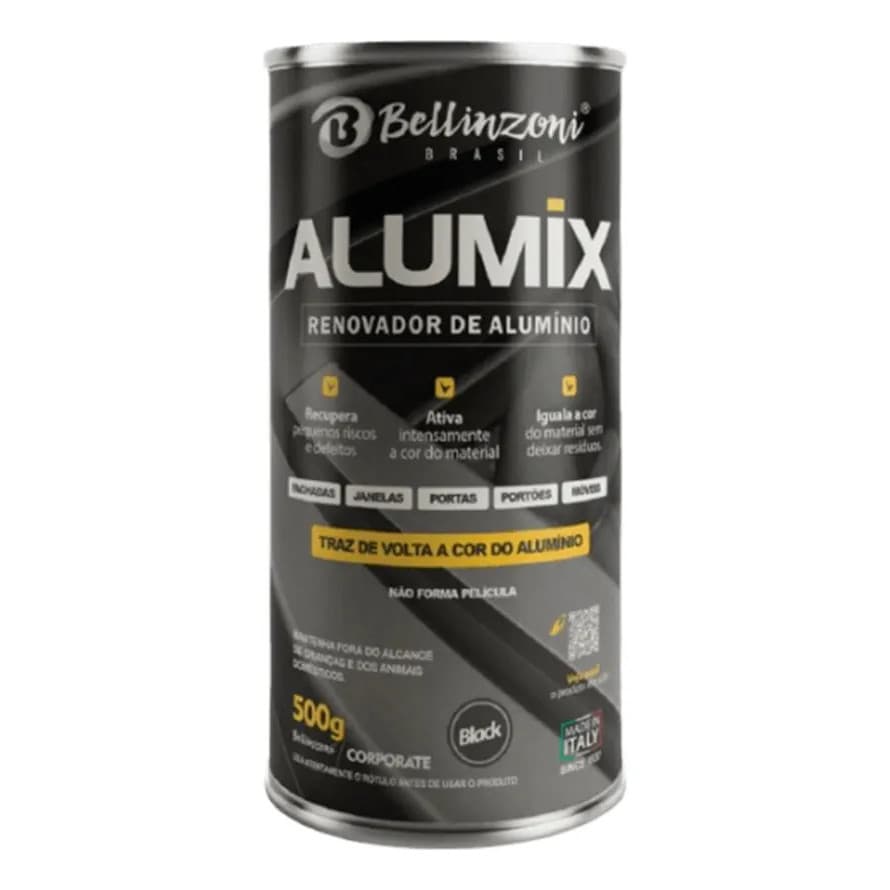 Renovado de Alumínio - ALUMIX BLACK BELLINZONI 500GR