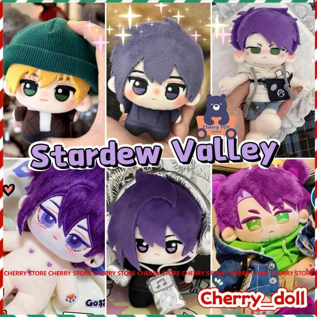 Brinquedo de pelúcia do jogo Stardew Valley, Sebastian Sean Elliott, fofo, de algodão, presente de aniversário adequado