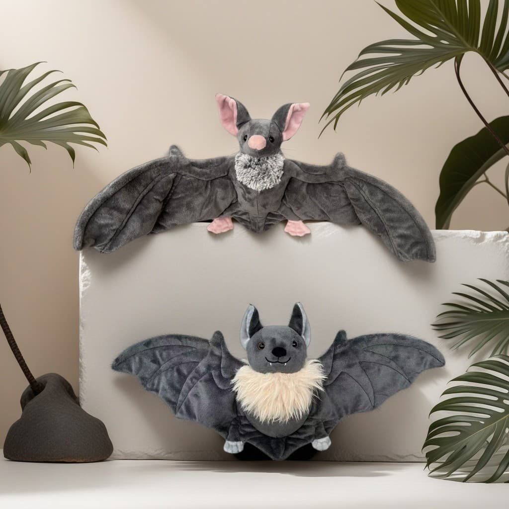 Novo produto Amazon Bat brinquedo de pelúcia boneca decoração de Halloween presente boneca presente atacado