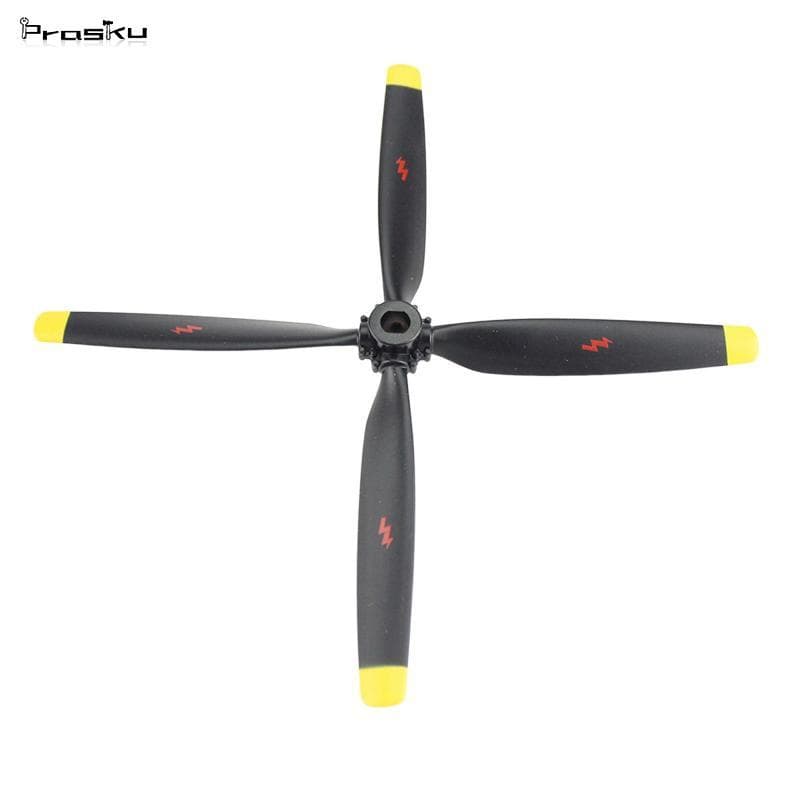 [stdzsw] Acessório Leve De Hélice De Avião RC , Modelo De 4 Lâminas , Substituição De Baixo Ruído , DIY ,