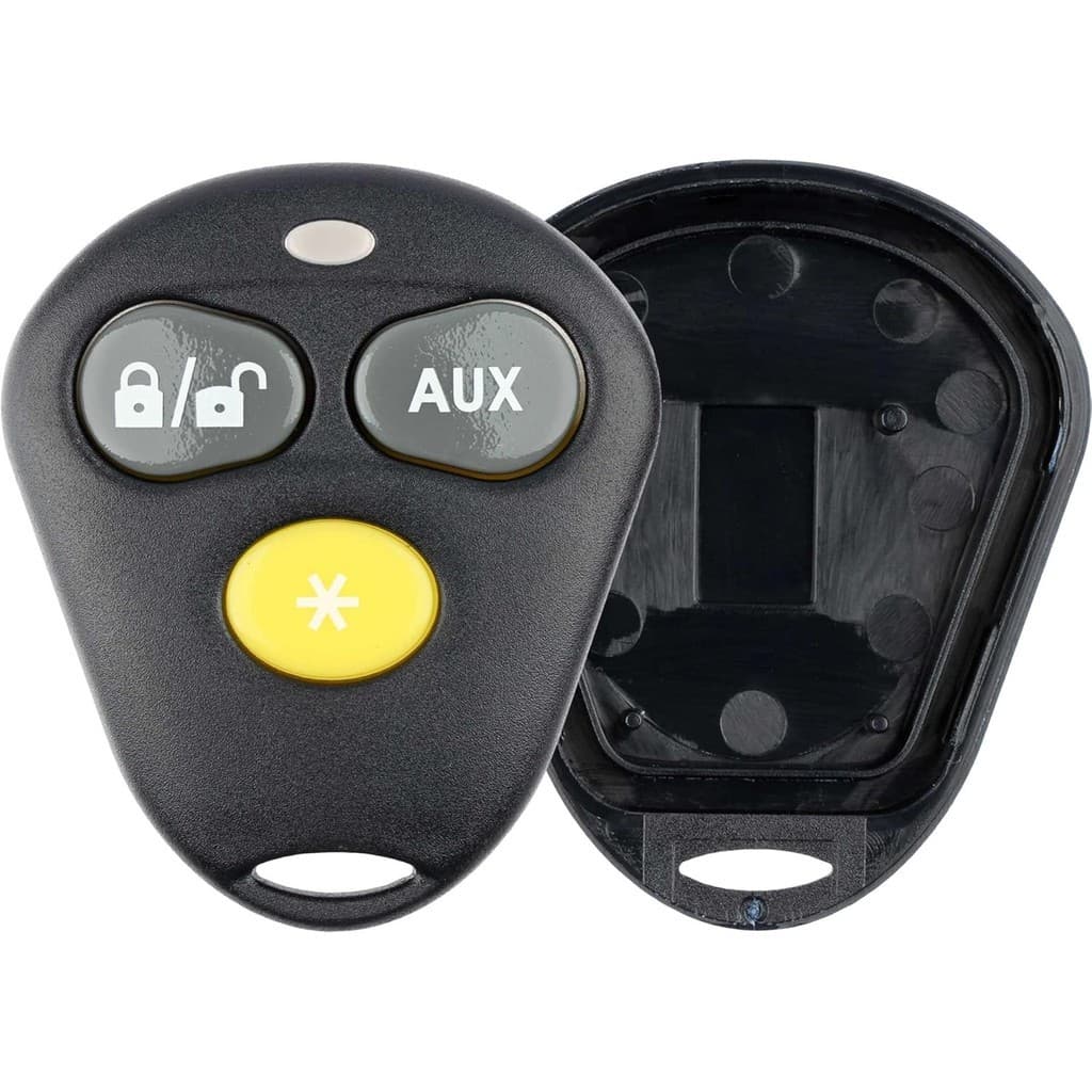 KeylessOption Entrada Sem Chave Controle Remoto Starter Do Carro Fob Caso Escudo Capa Externa 2 Almofadas De Botão Para