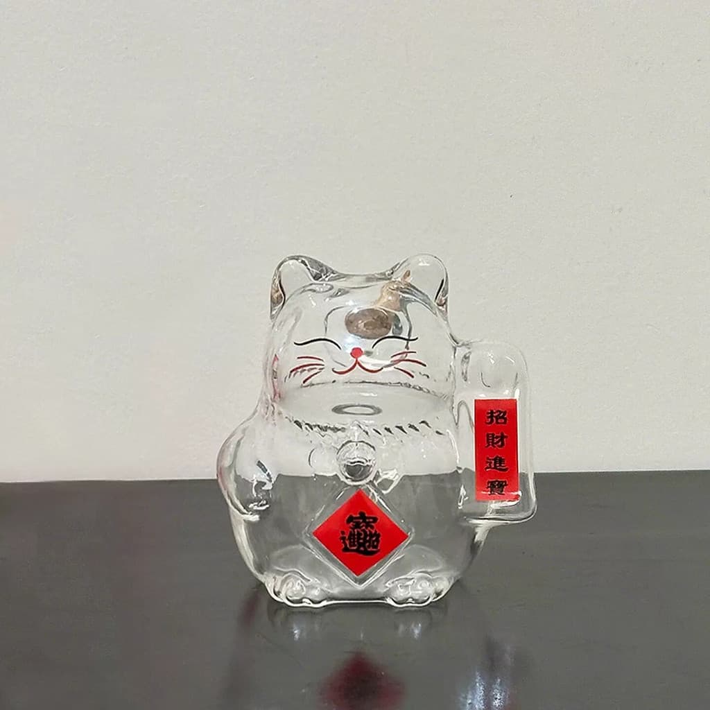 Cápsula de armazenamento de pêlos de gato de vidro transparente transparente garrafa de brinquedo garrafa de gato da sor